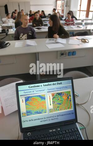 Milano Università Bicocca (Italia), Dipartimento di Scienze Ambientali Foto Stock