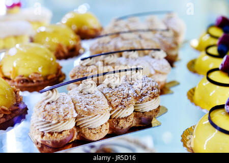 Pasticceria francese a Europain 2016, Villepinte, Francia Foto Stock