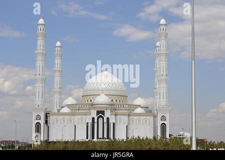 HAZRAT la Moschea del Sultano, ASTANA Foto Stock