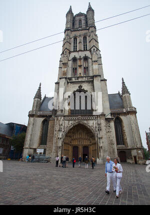 Ghent, Belgio - 26 Giugno 2011: San Bavo a Gand Foto Stock