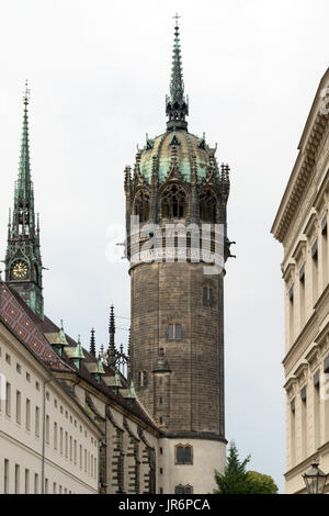 Tutti i Santi della Chiesa del castello a Wittenberg Foto Stock