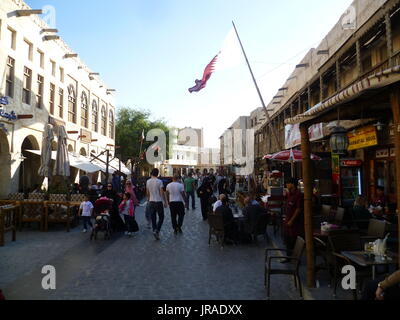 Souk di Doha Foto Stock