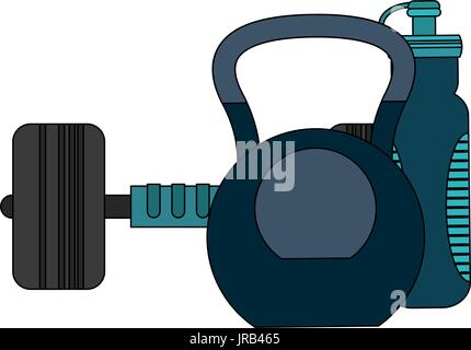 Correlate allo sport immagine icona Illustrazione Vettoriale