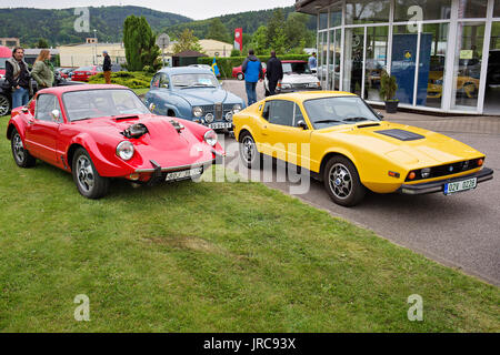 Saab Sonet II V4, Saab Sonet III V4, Saab 96 Foto Stock