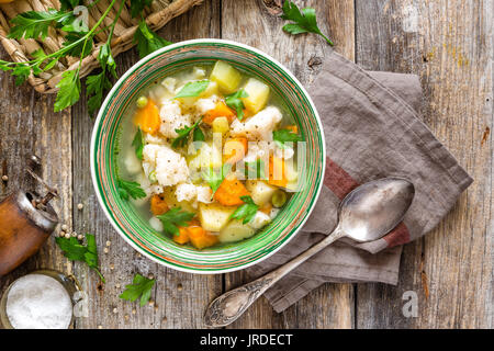 Zuppa di verdure Foto Stock