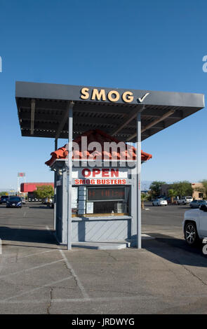 Stazione di smog Nevada, STATI UNITI D'AMERICA Foto Stock