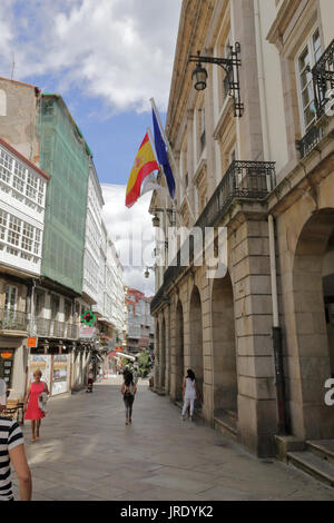 Teatro Rosalia de Castro in Galizia città capitale La Coruña Foto Stock