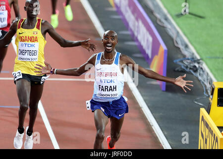 Londra, Regno Unito. Il 4° agosto 2017. IAAF Campionati del Mondo, Queen Elizabeth Olympic Park, Stratford, Londra, Regno Unito. Credito: Simon Balson/Alamy Live News Foto Stock