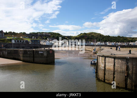 Cullen Harbour, Scozia Foto Stock