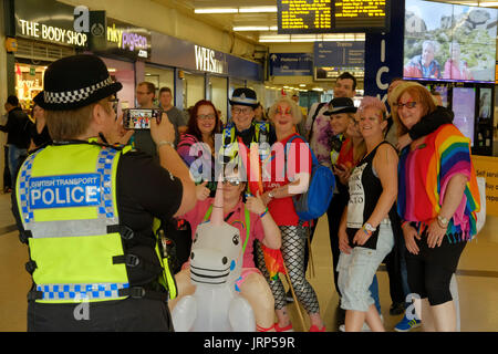 Leeds Pride Parade 2017 Foto Stock