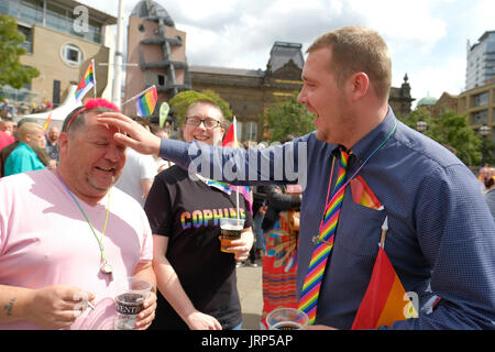 Leeds Pride Parade 2017 Foto Stock