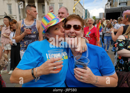 Leeds Pride Parade 2017 Foto Stock