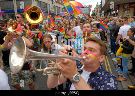 Leeds Pride Parade 2017 Foto Stock