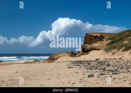 Cordama spiaggia, sulla costa occidentale dell'Algarve, PORTOGALLO Foto Stock