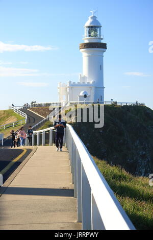 Faro di Cape Byron su il punto piu' orientale dell'Australia. Foto Stock