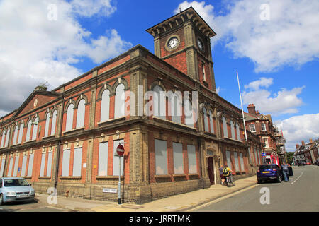 Saliti a bordo chiuso Victorian municipio edificio, Lowestoft, Suffolk, Inghilterra, Regno Unito Foto Stock