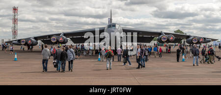 B-52H Stratofortress USAF sulla linea statica al Royal International Air Tattoo Foto Stock