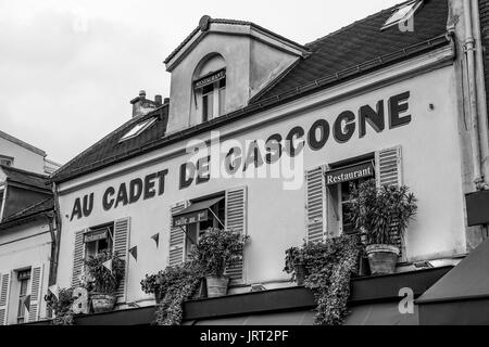 Cadet de Gascogne Ristorante nella città di Parigi - Paris / Francia - 24 settembre 2017 Foto Stock