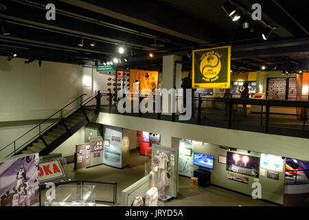 Il baseball presentano nell'Heinz History Center, Pittsburgh, Stati Uniti d'America Foto Stock