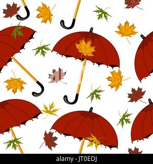 Autunno pattern senza giunture Illustrazione Vettoriale