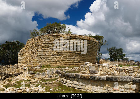 Il Perù, Kuelap abbinati in grandezza solo mediante il Machu Picchu, questa cittadella in rovina città in montagna vicino a Chachapoyas. Costruito AD 900 e 1100, Foto Stock