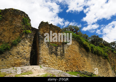 Il Perù, Kuelap abbinati in grandezza solo mediante il Machu Picchu, questa cittadella in rovina città in montagna vicino a Chachapoyas. Costruito AD 900 e 1100, Foto Stock