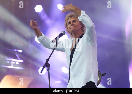 John Parr gioca gioca Rewind Festival del Nord, Capesthorne Hall, Cheshire 06 Agosto, 2017. Foto Stock