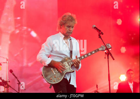 John Parr gioca gioca Rewind Festival del Nord, Capesthorne Hall, Cheshire 06 Agosto, 2017. Foto Stock