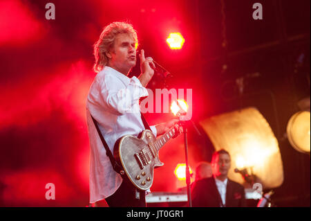 John Parr gioca gioca Rewind Festival del Nord, Capesthorne Hall, Cheshire 06 Agosto, 2017. Foto Stock