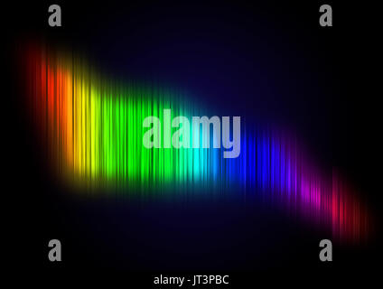 Abstract sfondo con linee di Rainbow. Foto Stock