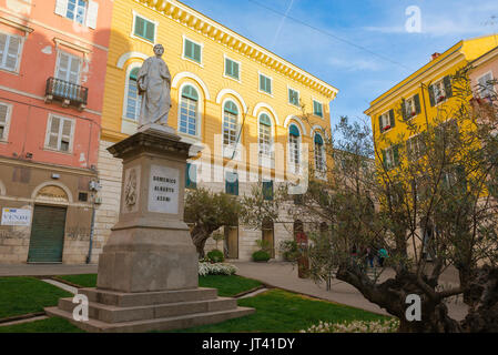 Sassari Sardegna piazza, Piazza Domenico Alberto Azuni nel centro di Sassari, Sardegna Foto Stock