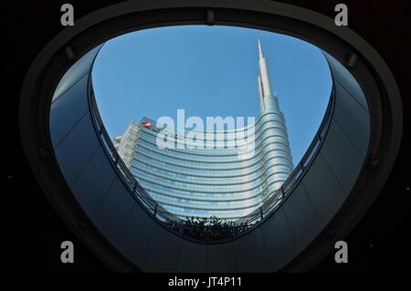 Torre di Unicredit, Milano, Lombardia, Italia, Luglio 2017 Foto Stock