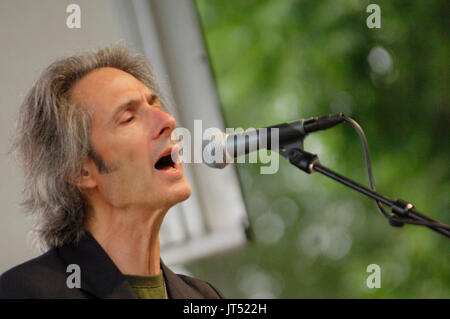 Lenny Kaye che esegue Patti Smith Kidzapalooza Lollapalooza Grant Park Chicago. Foto Stock