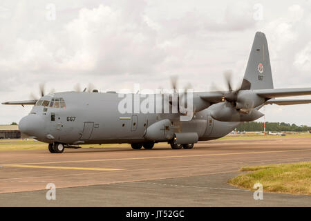 Hercules C-130J, Israeli Air Force, 667, al Royal International Air Tattoo Foto Stock