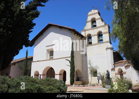 La missione di San Juan Bautista, California Foto Stock