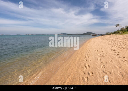 Maenam beach o Ao Menam, Hat Mae Nam, Koh Samui, Thailandia Foto Stock