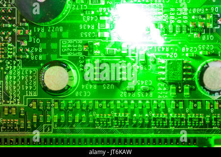 I componenti del computer. Tecnologia. Foto Stock