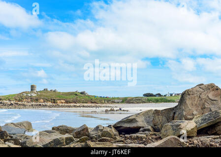 Lancress Bay, Guernsey, Isole del Canale Foto Stock