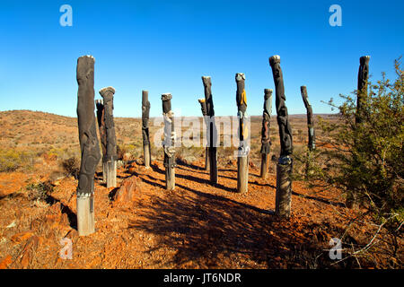 La flora e la Fauna santuario Broken Hill Nuovo Galles del Sud Australia Foto Stock