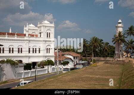 Galle fort galle della provincia meridionale dello Sri lanka Foto Stock