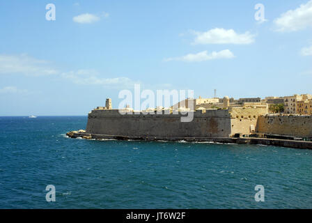 Fort. Sant'Elmo a La Valletta di Malta. Foto Stock