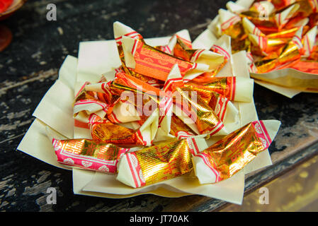 Joss paper offerto alla casa spiriti e angeli Foto Stock