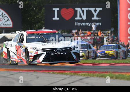 6 agosto 2017: Monster Energy Cup NASCAR driver della serie Matt Kenseth #20 durante il Monster Energy NASCAR Cup Series I Love NY 355 al Glen Domenica, 6 agosto 2017 a Watkins Glen International in Watkins Glen, New York. Ricca Barnes/CSM Foto Stock