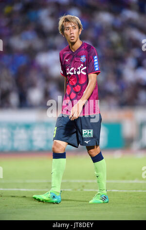 Yamanashi, Giappone. 5 Ago, 2017. Ryohei Arai (Ventforet) Calcio/Calcetto : 2017 J1 League match tra Ventforet Kofu 1-0 Gamba Osaka a Yamanashi Chuo Bank Stadium in Yamanashi, Giappone . Credito: AFLO/Alamy Live News Foto Stock