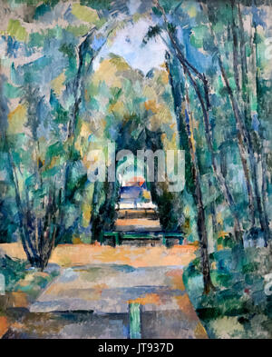 Avenue a Chantilly, 1888 - Paul Cezanne Foto Stock