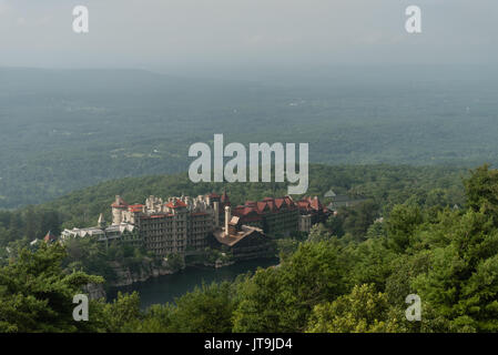 Mohonk lago e preservare in estate Foto Stock