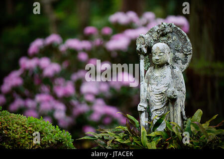 Statua buddista, Sanzen-in tempio, Kyoto, Giappone, Asia Foto Stock