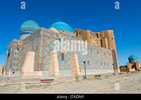 Mausoleo di Khodja Ahmet Yasawi (Khoja Ahmed Yasawi), UNESCO, Turkistan, regione meridionale, Kazakistan, Asia centrale, Asia Foto Stock