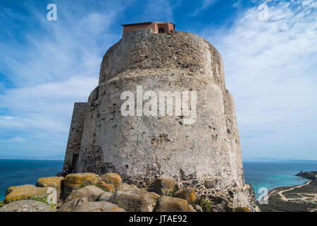 Torre di San Giovanni, Tharros, Sardegna, Italia, Mediterraneo, Europa Foto Stock