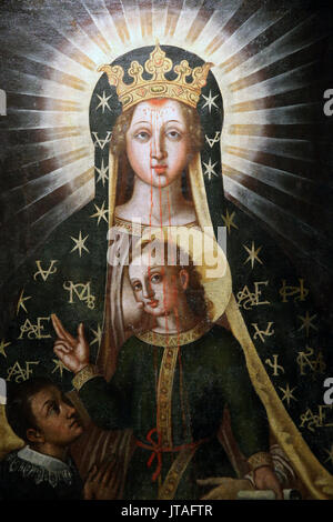 Madonna del Sangue (Madonna del Sangue), la Basilica della Madonna del Sangue, Re, Piemonte, Italia, Europa Foto Stock